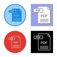 PDF Vector Icon