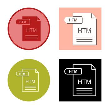 HTM Vector Icon