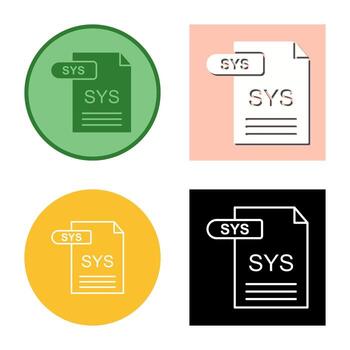 icono de vector de sistema