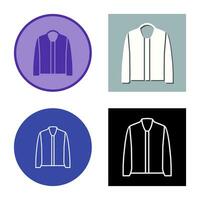 icono de vector de chaqueta