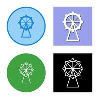 Ferris Wheel Vector Icon