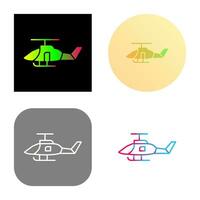 Military Helicopter Vector Icon