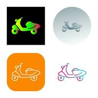 icono de vector de scooter