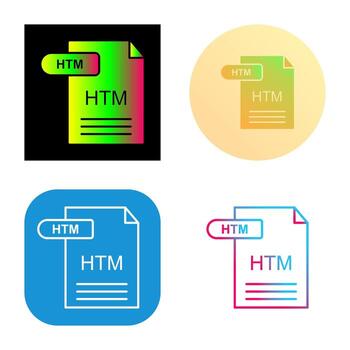 icono de vector de html