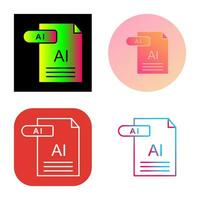 AI Vector Icon