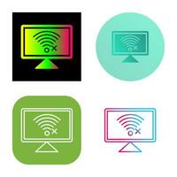 Disconnected Network Vector Icon