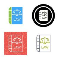 Law and Order Vector Icon