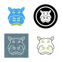 Hippo Vector Icon