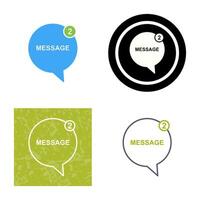 Message Bubbles Vector Icon