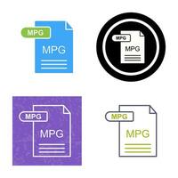 MPG Vector Icon