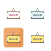 Museum Tag Vector Icon