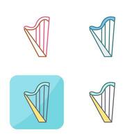 Harp Vector Icon