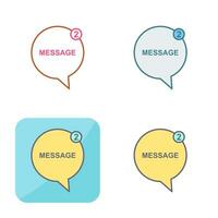 Message Bubbles Vector Icon