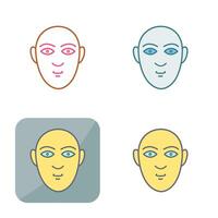 Human Face Vector Icon