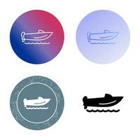 Speed Boat Vector Icon