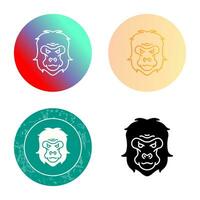 Gorilla Vector Icon