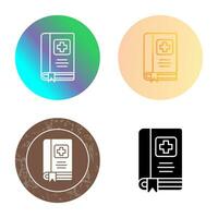 Medical Book Vector Icon