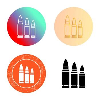 icono de vector de balas