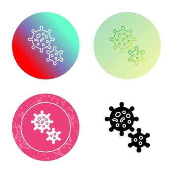 icono de vector de virus