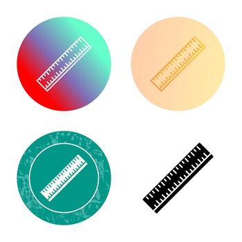 icono de vector de regla