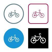 icono de vector de bicicleta