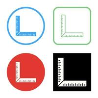 square Ruler Vector Icon