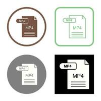 MP4 Vector Icon