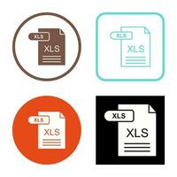 XLS Vector Icon