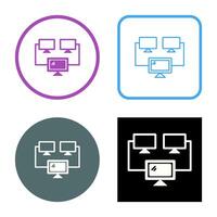 Connected Systems Vector Icon