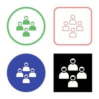 Network Group Vector Icon