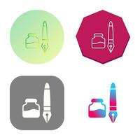 Ink and Pen Vector Icon