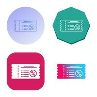 Voucher Vector Icon