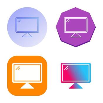 icono de vector de computadora