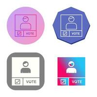 Candidate Banner Vector Icon