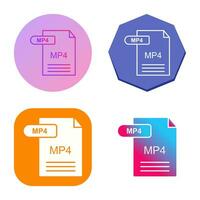 MP4 Vector Icon