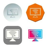 Disconnected Network Vector Icon