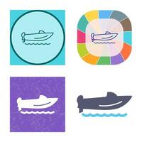 Speed Boat Vector Icon