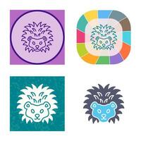 Hedgehog Vector Icon