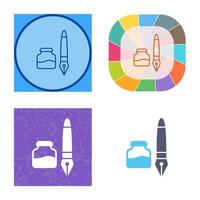 Ink and Pen Vector Icon