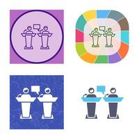 Debate Vector Icon