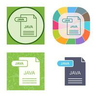 icono de vector de java