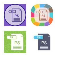 PS Vector Icon