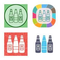 Beer Bottles Vector Icon