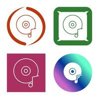 Music CD Vector Icon