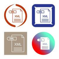 XML Vector Icon