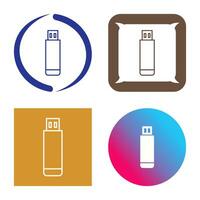 USB Drive Vector Icon