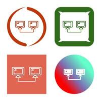 Connected Systems Vector Icon