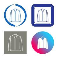 icono de vector de chaqueta