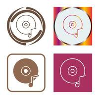 Music CD Vector Icon