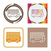 Double Bus Vector Icon